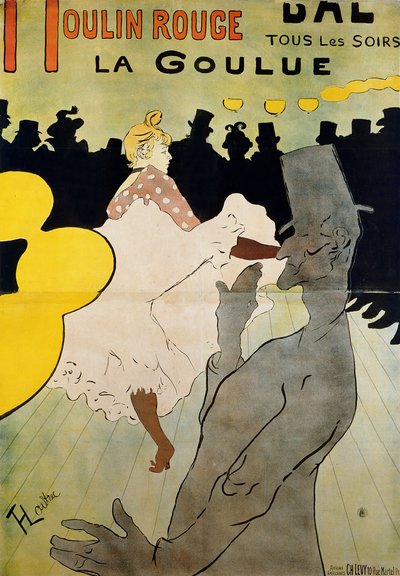 Moulin Rouge: La Goulue da Henri de Toulouse Lautrec